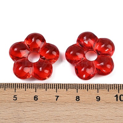 Transparent Glass Beads GLAA-F129-01O-1