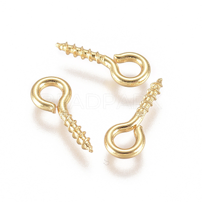 304 Stainless Steel Screw Eye Pin Peg Bails X-STAS-L234-165C-G-1
