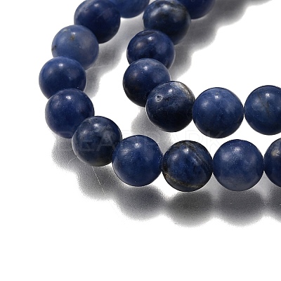 Natural Sodalite Beads Strands G-E110-8mm-3-1