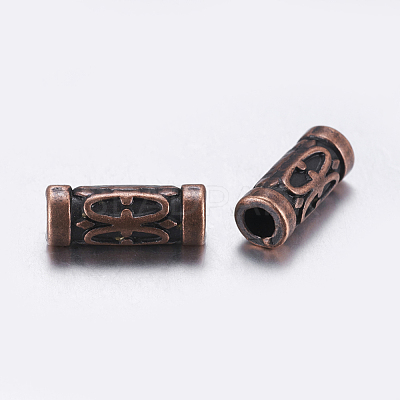 Tibetan Style Alloy Tube Beads RLF0843Y-NF-1