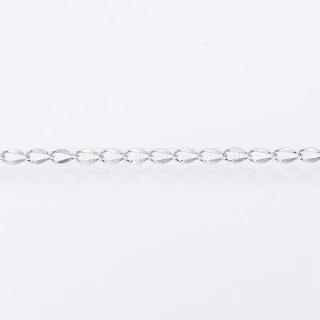 Tarnish Resistant 304 Stainless Steel Twisted Chains CHS-H007-61A-1