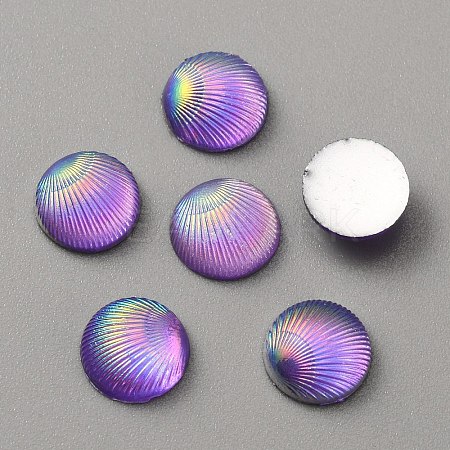 Opaque Resin Cabochons LS-CRES-WH0010-044B-1