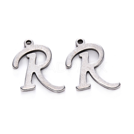 Tarnish Resistant 201 Stainless Steel Charms STAS-R105-R-1