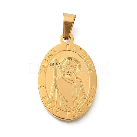 304 Stainless Steel Pendants STAS-K394-04G-08-1