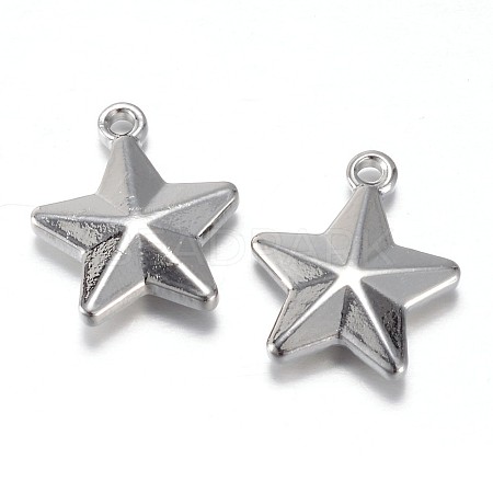304 Stainless Steel Charms STAS-P171-31P-1