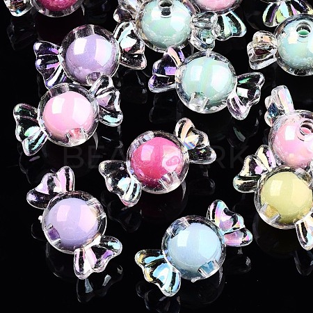 Transparent Acrylic Beads X-TACR-N011-002A-03-1