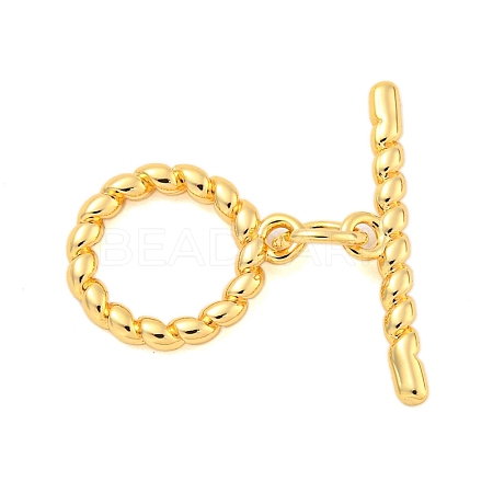 Brass Toggle Clasps KK-A223-25G-1