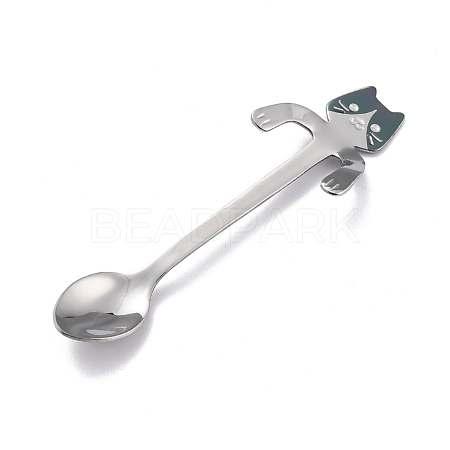 304 Stainless Steel Hanging Spoon AJEW-P093-01D-1
