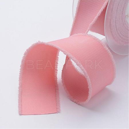 Polyester Frayed Grosgrain Ribbons ORIB-N0002-16mm-06-1