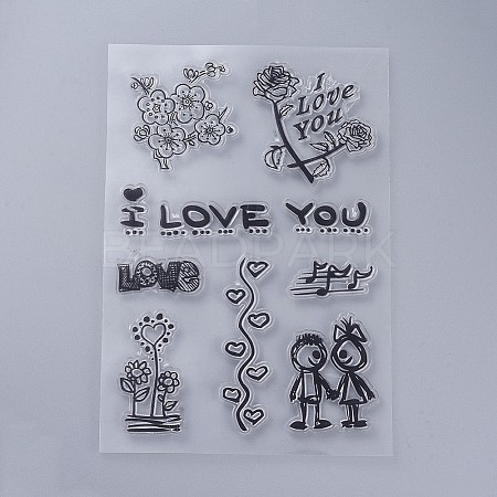 Silicone Stamps DIY-L036-C03-1