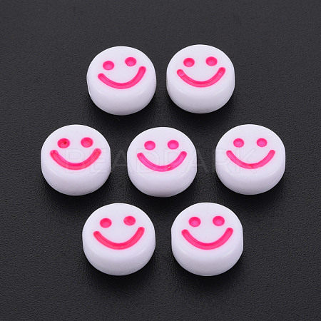 Opaque Acrylic Beads MACR-N008-55-C03-1