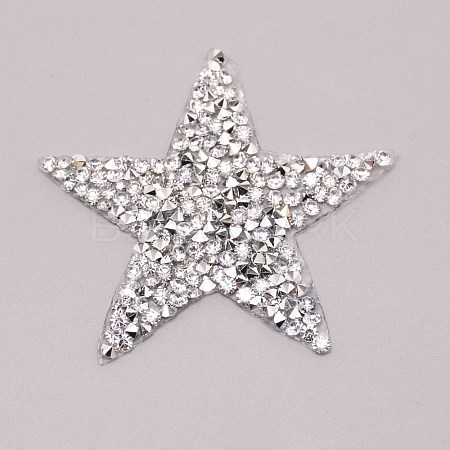 Star Glitter Hotfix Rhinestone DIY-WH0301-92B-02-1