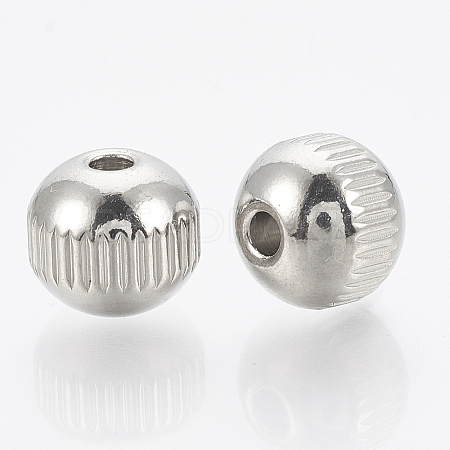 Tarnish Resistant 304 Stainless Steel Spacer Beads STAS-T034-4mm-01-1