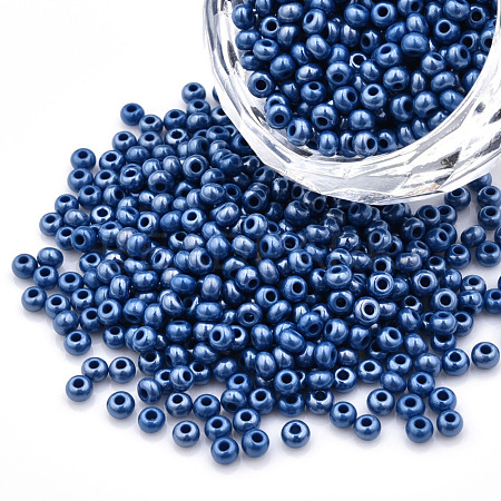 8/0 Czech Opaque Glass Seed Beads SEED-N004-003A-09-1