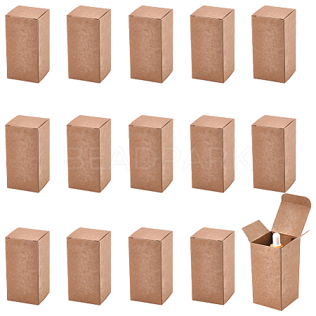 Folding Kraft Paper Mailer Boxes CON-WH0100-63A-1