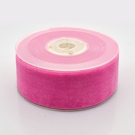 Polyester Velvet Ribbon for Gift Packing and Festival Decoration SRIB-M001-38mm-156-1