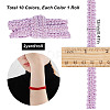 Gorgecraft 20 Yards 10 Colors Polyester Centipede Braid Lace Trimming OCOR-GF0002-29-2