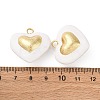 Brass Enamel Pendants KK-S525-13G-4
