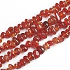 Natural Carnelian Chips Beads Strands X-G-D0002-A07-1