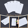 100Pcs PVC Plastic Blank Big Pendants KY-SP0001-72C-5