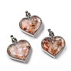 Glass Bottle Pendants G-Z010-02J-1