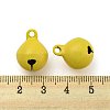 Spray Painted Brass Bell Pendants KK-G281-H11-3