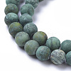 Natural Map Stone Picasso Jasper Beads Strands LS-G-F668-18-8mm-3