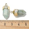 Natural Amazonite Faceted Pendants G-G181-03G-08-3