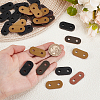 30Pcs 3 Styles Oval Leather Slider Buckle FIND-PH0027-89-3