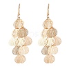 430 Stainless Steel Heart Dangle Earrings EJEW-A137-09KCG-4
