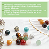 Natural & Synthetic Gemstone Round Beads G-NB0003-86B-4