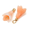 Dyed Synthetic Coral Pendants GG-CBAC295-03G-02-3