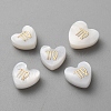 5Pcs Natural White Shell Beads LS-BSHE-TAC0004-02H-1