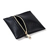 Imitation Leather Jewelry Storage Zipper Bags ABAG-G016-01B-05-3