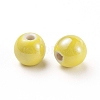 Glazed Porcelain Beads PORC-D001-8mm-16-4
