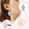 DIY Wooden Dangle Earring Making Kits DIY-SP0005-03-3