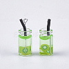 Glass Bottle Pendants X-CRES-N017-06F-2