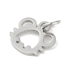Non-Tarnish 304 Stainless Steel Pendants STAS-L279-001P-09-2