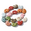 Ocean Series Handmade Porcelain Beads X-PORC-R002-03M-4