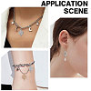 SUNNYCLUE 40Pcs 2 Styles Alloy Crystal Rhinestone Connector Charms FIND-SC0025-27-5