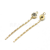Brass Chain Pendants X-KK-T032-160G-2