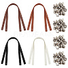   4 Sets 4 Colors PU Imitation Leather Bag Handles FIND-PH0017-28-1