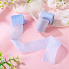 3 Rolls 3 Colors Wrinkle Polyester Ribbon OCOR-TA0002-98A-6