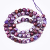 Natural Crackle Agate Beads Strands X-G-T119-01A-05-2