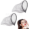 Polyester Rhinestone Claw Hair Hair Bands PHAR-WH0020-06A-1