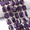 Natural Amethyst Beads Strands G-L654-J01-01-1