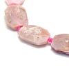 Natural Pink Opal Beads Strands G-O170-86-3