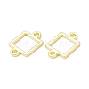 Rack Plating Alloy Outline Connector Charms FIND-G052-27LG-2