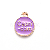 Alloy Enamel Pendants X-ENAM-S124-01A-01E-3