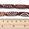 Rice Shape Tibetan Style dZi Beads Strands G-A269-A20-01-5